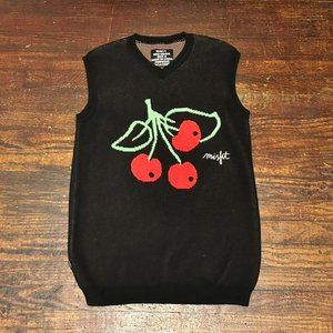 Urban Outfitters M/SF/T Cherry Splice Sweater Vest